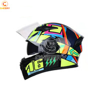 Casco completo para motocicleta, cobertura completa, todoterreno, locomotor de campo traviesa