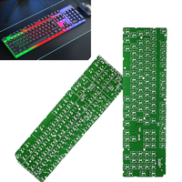 FR-4 papan sirkuit Keyboard Gaming nirkabel satu sisi PCB dicetak diproduksi oleh perusahaan Tiongkok