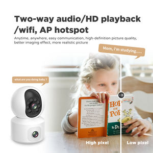 VENTA CALIENTE <span class=keywords><strong>5G</strong></span> Vigilancia de seguridad inteligente para el hogar CCTV Detección de movimiento Dos ojos <span class=keywords><strong>Mini</strong></span> <span class=keywords><strong>Wifi</strong></span> <span class=keywords><strong>1080P</strong></span> Cámara IP inalámbrica - Product Image 4