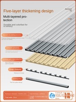Tuiles de toit isolées en alliage d'aluminium double couche, écologiques et ignifuges, type Grande Muraille, garantie 5 ans pour auvent pare-soleil
