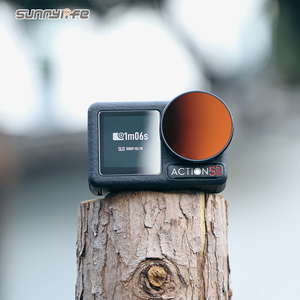Filtros de lente Sunnylife, filtros CPL ajustables de aleación de aluminio ND16 ND64/PL <span class=keywords><strong>ND32</strong></span>/PL MCUV, accesorios para Osmo Action 5 <span class=keywords><strong>Pro</strong></span>/4/3 - Product Image 5