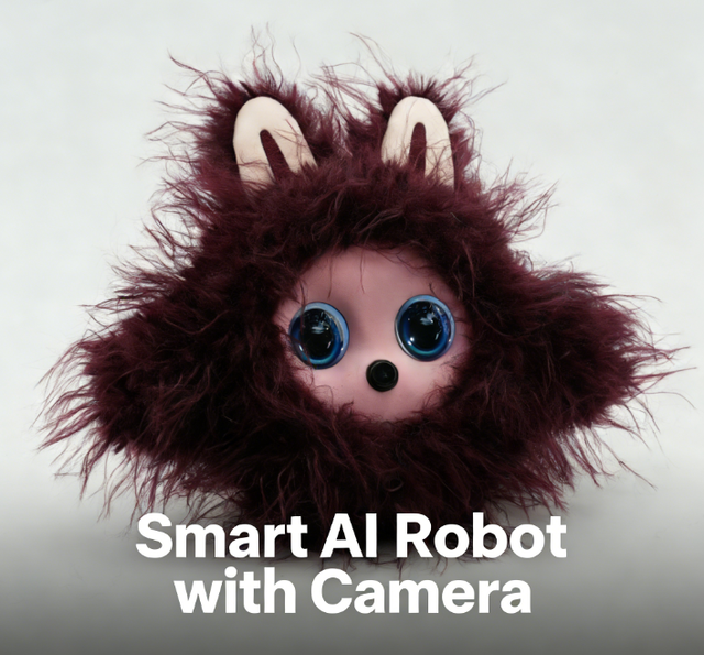RG-AI-K01 AI Toy Robot Bunny Plush Companion with Cute Interaction and Talking