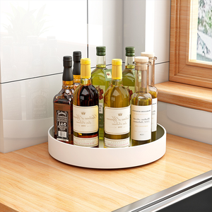 Organisateur de cuisine rotatif et réglable en hauteur, étagère multi-niveaux pour casseroles et poêles, support de comptoir pour ustensiles de cuisine et rangement d'épices - Product Image 6