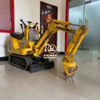Excavadora Retroexcavadora Komatsu PC01 Mini 1000 Edición Limitada Exclusiva con Componentes Centrales de Motor y Bomba