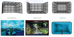 Panel LED Flexible SMD de Alta Resolución HD P2.5 a Todo Color para Experiencia <span class=keywords><strong>Virtual</strong></span> Inmersiva en Interiores, Pantalla LED para Espacio Creativo - Product Image 5