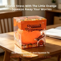 Jouet anti-stress à presser en forme de fraise, à récupération lente, en TPR super souple, grande taille