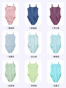 2025 vente en gros fabricant professionnel <span class=keywords><strong>ballerine</strong></span> noire filles justaucorps vêtements de danse - Product Image 2