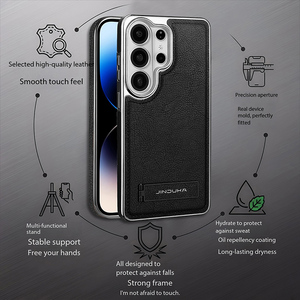 Étui de téléphone en cuir PU pour Samsung S26 S23 S24 Ultra S25 Plus S26 EDGE avec support caché, protection antichoc - Product Image 3