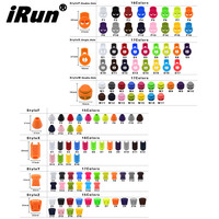 Lacets de chaussures IRun colorés, pratiques et faciles à nouer, système de verrouillage rapide, lacets élastiques ronds sans nœuds pour chaussures d'enfants