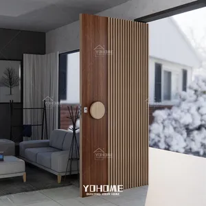 屋外ドア広東省yohomeモダン木製ドアデザイン高級2023ハウスドアモダン特大3m