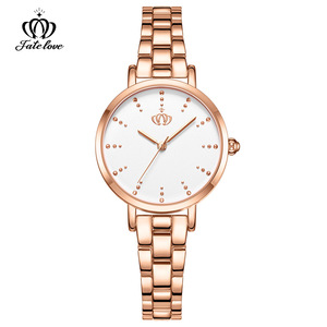 Reloj de Cuarzo con Correa de Acero Inoxidable Minimalista de Moda Fate for Fashion, Reloj de Pulsera Impermeable para Mujer, Fabricante Mayorista - Product Image 5