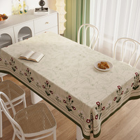 Nappe imperméable, anti-taches et sans lavage, style moderne minimaliste, luxe léger, rectangulaire, nouveau style, housse de table à manger