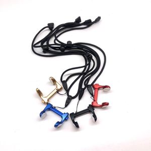 Waterproof <strong>Silicone</strong> Aluminum Alloy Anti-Skid Adjustable Freediving Scuba Diving Mini Size Nose Clip for <strong>Underwater</strong> Snorkeling - Product Image 2