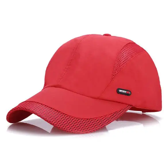 2020011124 רשת מהיר יבש ספורט כובע בייסבול לנשימה כובע קידום 100% פוליאסטר