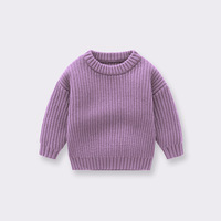 Ins pull pour bébé garçon et fille, manteau en tricot ample automne hiver