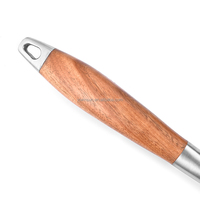 Ensemble de 3 ustensiles de barbecue en acier inoxydable, résistants à la chaleur, avec longues poignées en bois, pour le camping et la cuisine en extérieur, haute qualité, vente chaude