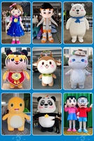 Costume de Mascotte Publicitaire Personnalisé en Mousse 3D Sculptée, Léger et Respirant, en Peluche, Modèle Richy RQ109
