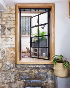 Bán hàng nóng độ tin cậy trang trí cửa thép và cửa sổ thép không gỉ trượt mở cán cho biệt thự ứng dụng - Product Image 4