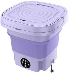 Mini Lave-linge Pliant Automatique de Voyage pour Voiture et Extérieur avec Séchage et Stérilisation – Nettoyeur de Vêtements Compact - Product Image 1