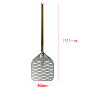 Éplucheur de Pizza pliable en aluminium, avec manche en aluminium, mise à niveau rotatif - Product Image 4