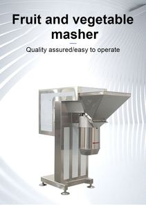 Industrial Fruit <b>Vegetable</b> Processing Machine Potato Cutter Grinder with Slicer <b>Chopper</b> Features <b>for</b> Raw Materials Milk Water - Product Image 3