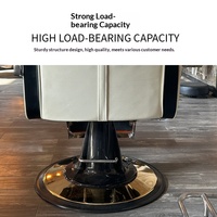 Fauteuil de barbier en cuir rétro haut de gamme Dongkai pour hommes, avec fonction de rotation à 360° et réglage en hauteur, pour utilisation en salon