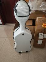 Étui de violoncelle de bonne qualité 1/4-4/4 Étui de violoncelle en fibre de carbone Étui rigide pour violoncelle