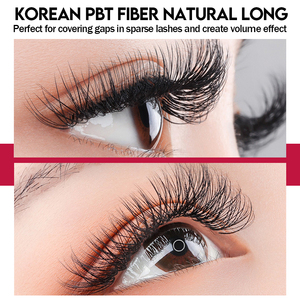 Extensions <span class=keywords><strong>de</strong></span> <span class=keywords><strong>cils</strong></span> individuels FADVAN YY en cheveux synthétiques, volume 3D 4D, effet mat intense, facilement auto-éventailables, noir naturel - Product Image 4