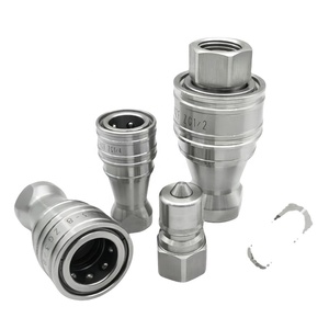 Apertura y cierre de acero inoxidable KZF enchufe rápido de alta temperatura y alta presión conector rápido hidráulico autosellante - Product Image 2
