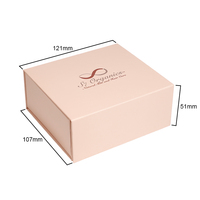 Boîte en papier rigide pliable avec logo personnalisé, emballage en carton de vêtements, cadeau de luxe, boîtes magnétiques avec couvercle à fermeture magnétique