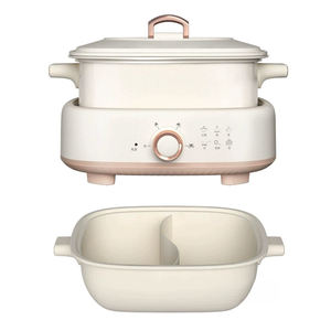 Pentola Elettrica Multifunzione con Cestello per Cottura a Vapore - Cuocitore Portatile da 6L, Riscaldamento Rapido per una Cottura a Vapore Salutare - Product Image 3