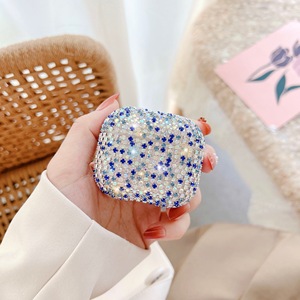 2025 đồ trang sức lấp lánh Bling trường hợp cho AirPods 4 trường hợp 2024 Bìa phụ nữ cứng TPU long lanh bìa cho iPods Earbuds AirPods 4th Gen - Product Image 3