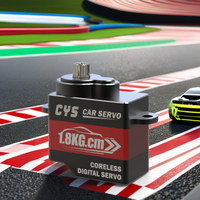 CYS S0005-03 Mini Servo Léger 10g à Engrenages Métalliques 2kg.cm Réponse Ultra Rapide pour Pièces de Mise à Niveau de Direction de Voiture RC Mini Drift
