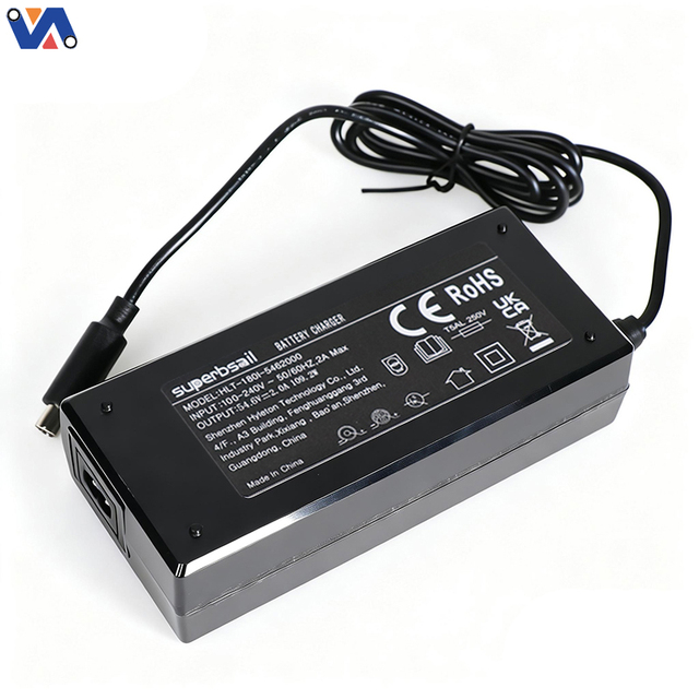 New Image 54.6V 2A Charger HLT/CQ Plug 2024 Version for Kukirin G2 Pro Electric Scooter Accessories Electric Scooter Charger