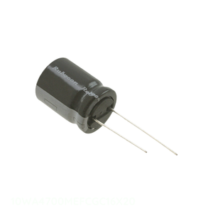 Condensador de Aluminio Original CAP ALUM 4700UF 20% 10V RADIAL 10WA4700MEFCGC16X20 4700 uF de Montaje a Través de Orificio - Product Image 1
