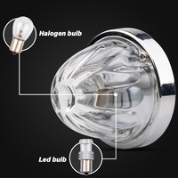 Ampoules LED de style pastèque WTTG en acier inoxydable, lentille en verre IP65, éclairage décoratif pour application sur le toit de véhicule