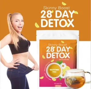 Orange Morning Tea Foreign Trade Slimming Tea Toxin 28 Days Extreme Detox Weight Loss