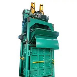 hydraulic plastic press baler/garbage baling press machine/vertical baler