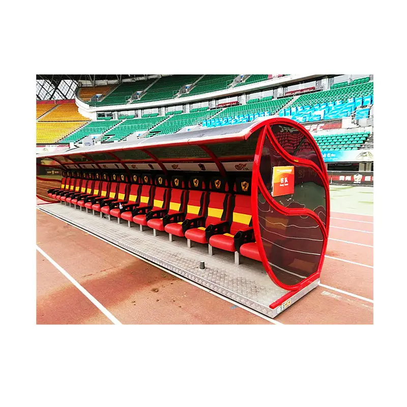 High grade portable seat bleacher chair VIP stadium seating soccer team shelter seats