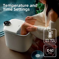 Machine de pédicure en gros, bain de pieds, bol, masseur à compression d'air avec chaleur, pour tremper et détendre vos pieds