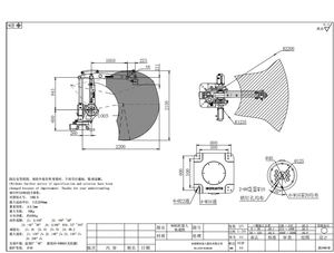 Robot industriel Borunte à 4 axes, moteur PLC, boîte de vitesses, portée de 2400 mm, capacité de charge de 80 kg, 380 V, protection IP54 pour la palettisation - Product Image 6