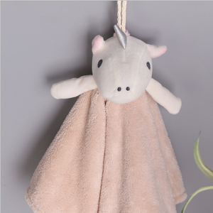 Khăn Họa Tiết Động Vật Khăn Tắm Mặt Mèo Hoạt Hình Khăn Siêu Mềm Thấm Nước Màu Xanh Lá Cây Màu Tím Hồng Cho Trẻ Em - Product Image 6