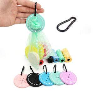 ร้อนขายมือฟรีสัตว์เลี้ยงเซ่อDispenserผู้ถือที่กําหนดเองเซ่อซิลิโคนผู้ถือCarrierสําหรับพกพาใช้เซ่อถุง - Product Image 1