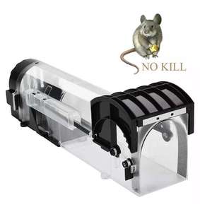 Nontoxic Plastic No Kill Rodents Catcher <strong>Humane</strong> <strong>Rat</strong> Smart Mouse <strong>Trap</strong> for Release Indoor Outdoor Pest Control - Product Image 1