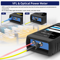 Rsrteng LT-600S Probador de Cables con Pantalla Táctil IPS de 4 Pulgadas, Probador de Redes Hi-POE/POE++ con Alcance de 200m, 3% de Precisión, Rastreador de Cables OPM/VFL/NCV