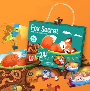 All'ingrosso regalo per bambini in anticipo educativo per bambini animali da festa oceano 24 pezzi <span class=keywords><strong>puzzle</strong></span> giocattoli per bambini - Product Image 4