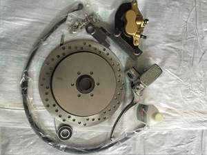 Kit de Freno de Disco para Motocicleta de Alta Calidad en Acero Inoxidable, Cubierta de Freno de Disco Delantero para Motocicleta CJK750 - Product Image 4