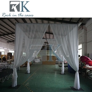 Wedding <b>Backdrop</b> Stand Aluminum Pipe and Drape <b>Frame</b> Event <b>Backdrop</b> Stand Portable Pipe and Drape for Outdoor and Indoor - Product Image 5