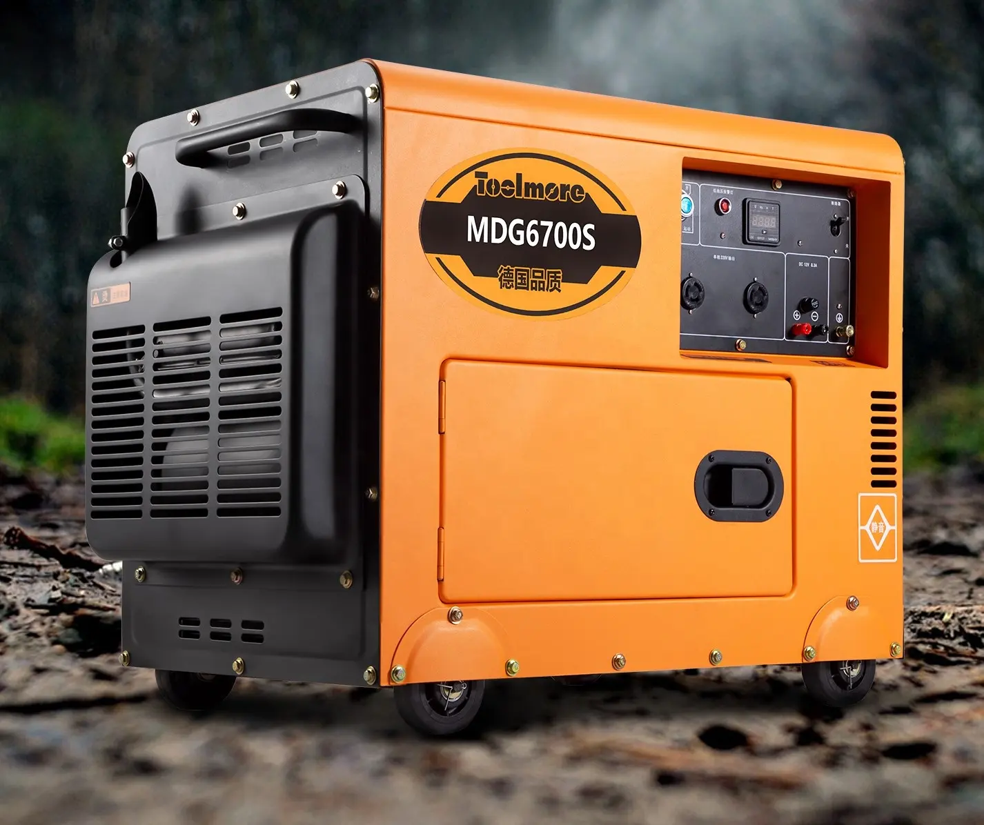Generator diesel portabel 5kVA generator diesel senyap kecil garansi panjang dengan AVR