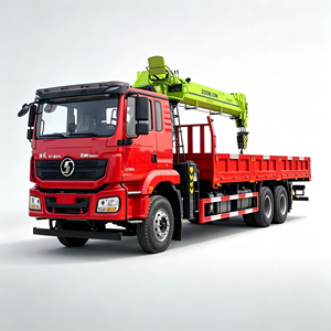 รถบรรทุก Shacman 6x4 ความจุสูง พร้อมเครนติดตั้ง  ขนาด 16 ตัน เครนไฮดรอลิก ขาย - Product Image 1